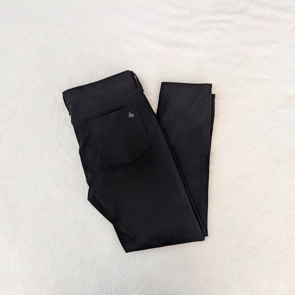 Rag & Bone Equestrian Black Skinny Cut 11952 Jeans Size 32